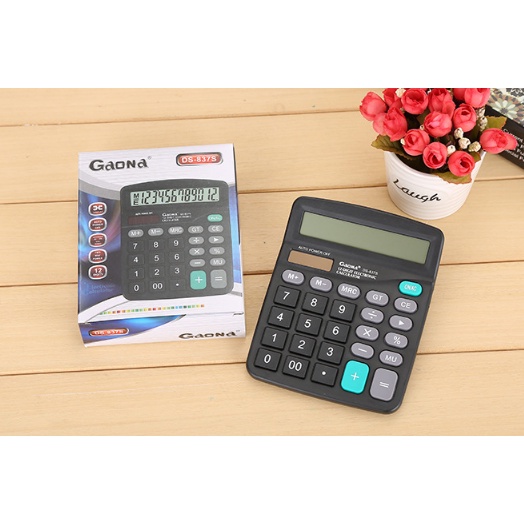 Máy tính Cầm Tay Dexin DX-837B- Dùng Năng lượng mặt trời hoặc Pin