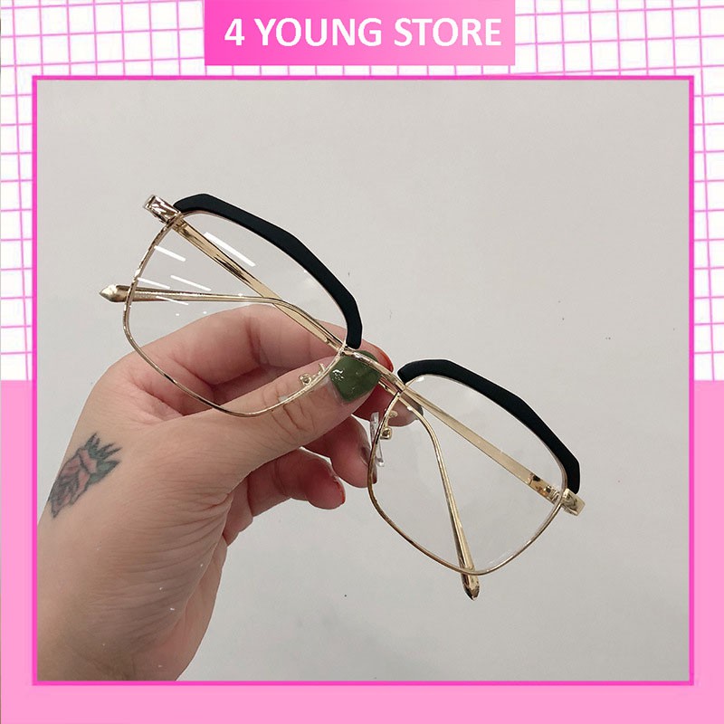 Kính cận nửa gọng xu hướng mới năm 2020 - Gọng kính cận thời trang 022