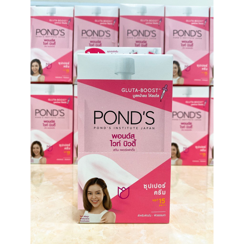 Hộp 6 Gói Kem dưỡng trắng Da cao cấp Pond’s nội địa Thái