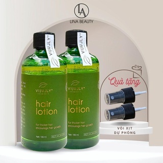 Bộ 2 Chai Xịt Tóc Tinh dầu bưởi Vijully, Ngăn Ngừa Rụng Tóc, Kích Thích Mọc Tóc, 100ml