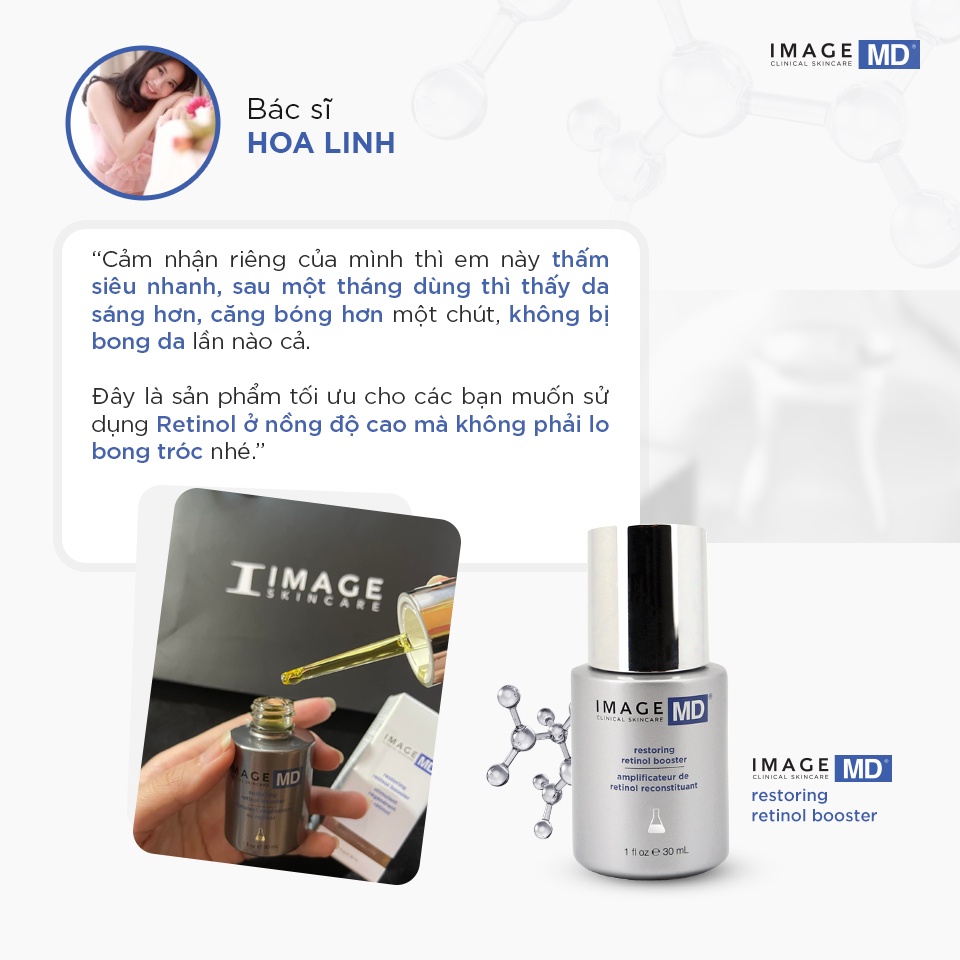 Tinh Chất Retinol Giúp Phục Hồi & Trẻ Hóa Da Image MD Restoring Retinol Booster