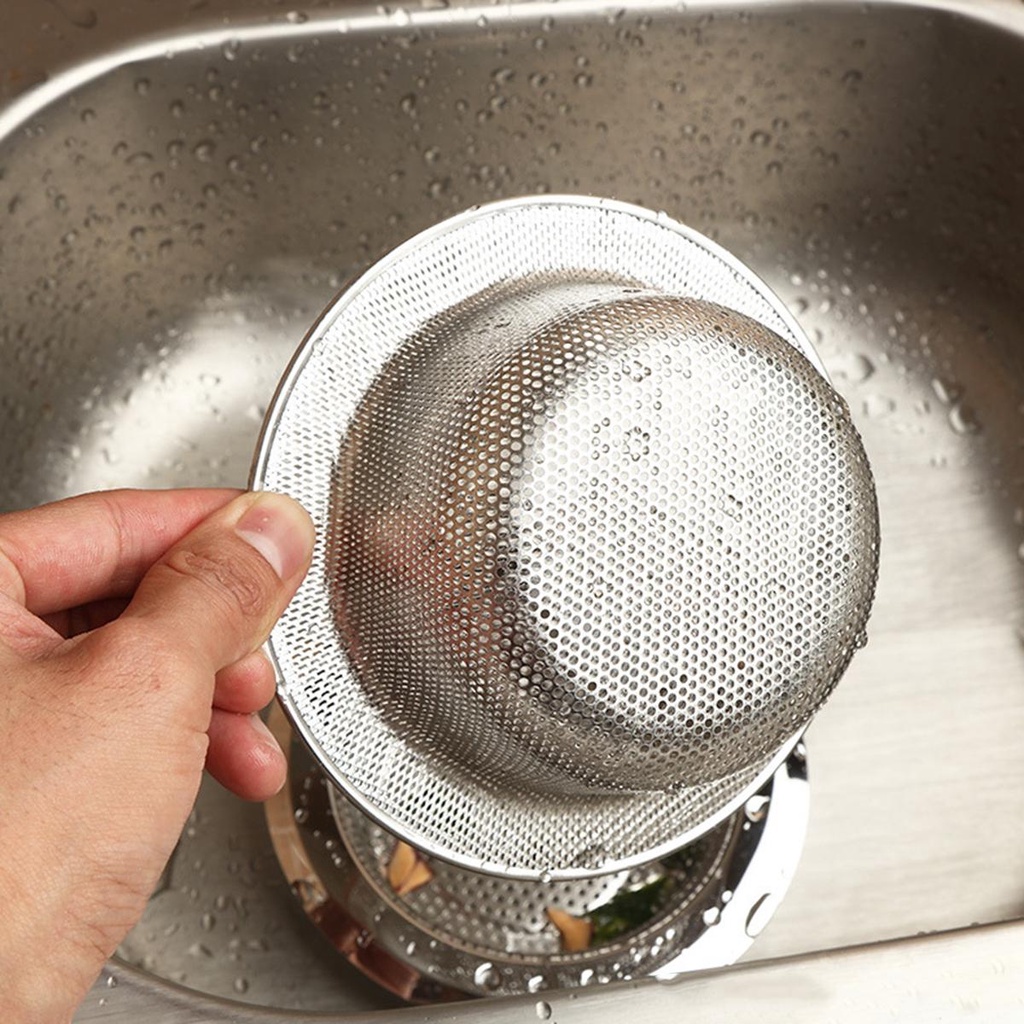 Lưới Lọc Rác Bồn Rửa Chén Có Tay Cầm Tiện Dụng