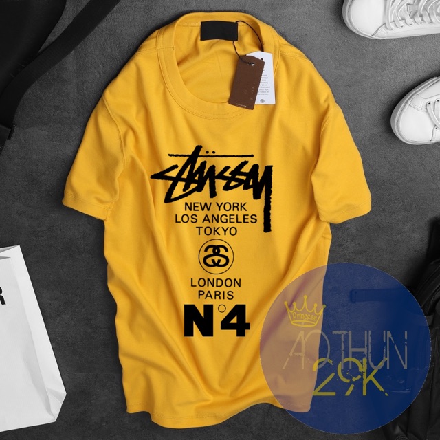 ALBUM 637 - ÁO THUN UNISEX STUSY N4 NHIỀU MÀU