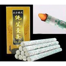 Hộp 10 điếu ngải nhung cao cấp sử dụng trong châm cứu- Ngải cứu nhung 5 năm nguyên chất