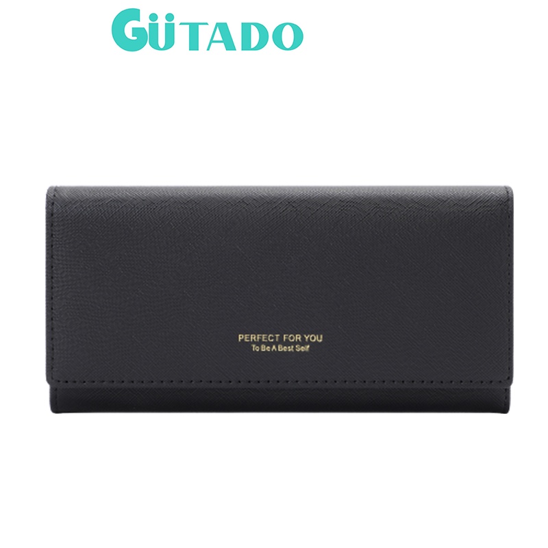 Ví nữ dài cầm tay chính hãng PERFECT FOR YOU thời trang đựng tiền điện thoại da cao cấp cực đẹp giá rẻ PFY31 - GUTADO