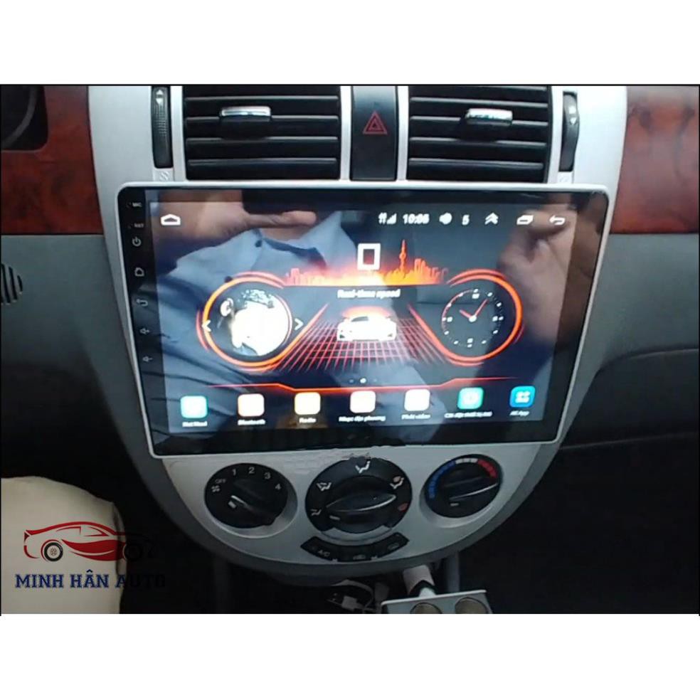 Bộ màn 10 inch Android cho xe CHEVROLET LACETTI, đầu dvd ô tô tích hợp camera lùi, cam hành trình, màn hình xe Lacetti