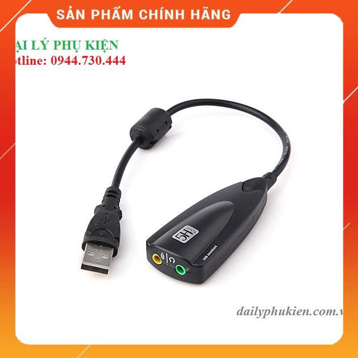 Cáp chuyển USB sang Mic và Loa Virtual 7.1 Channel 5Hv2 dailyphukien