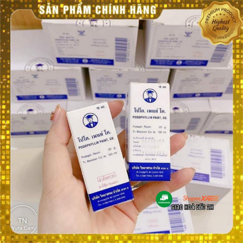 chấm mụn cóc thái lan 15ml- hàng chính hãng