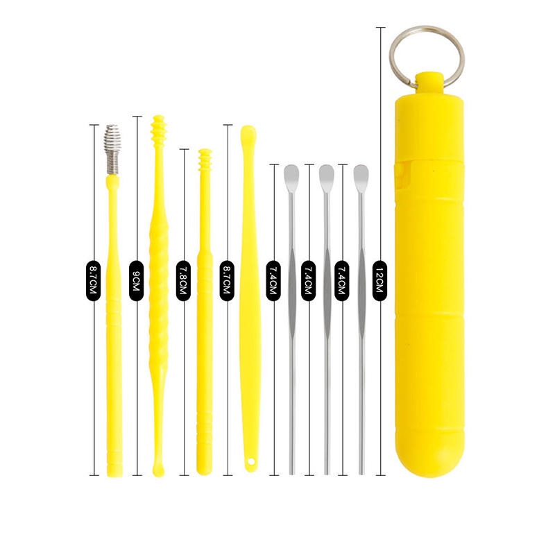 Set 7 Dụng Cụ Lấy Ráy Tai Bằng ABS Có Thể Tái Sử Dụng