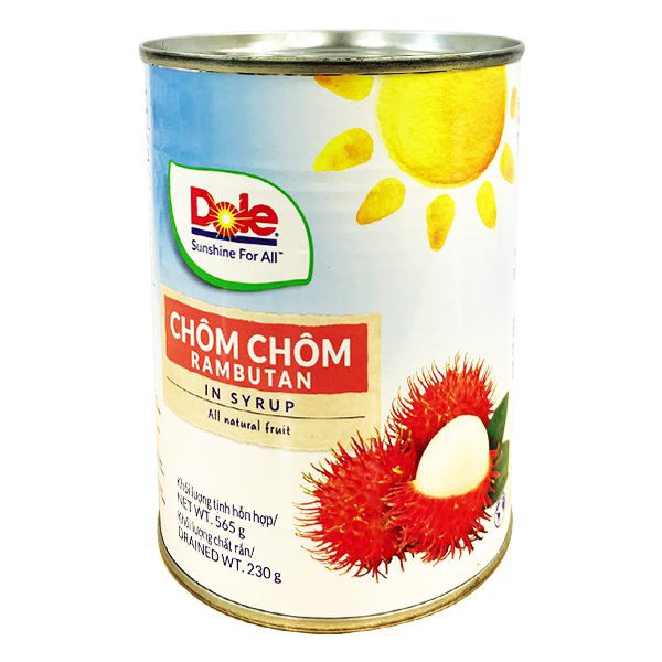 E - Chôm Chôm Ngâm Đường Dole Hộp 565G