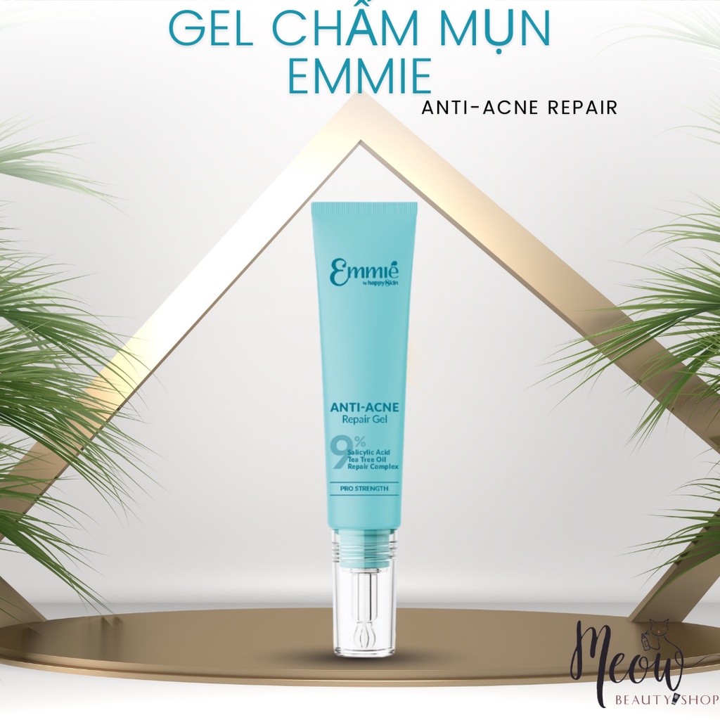 Gel chấm mụn cấp tốc 3 tác động Anti Acne Repair Gel Emmie By HappySkin 12ml