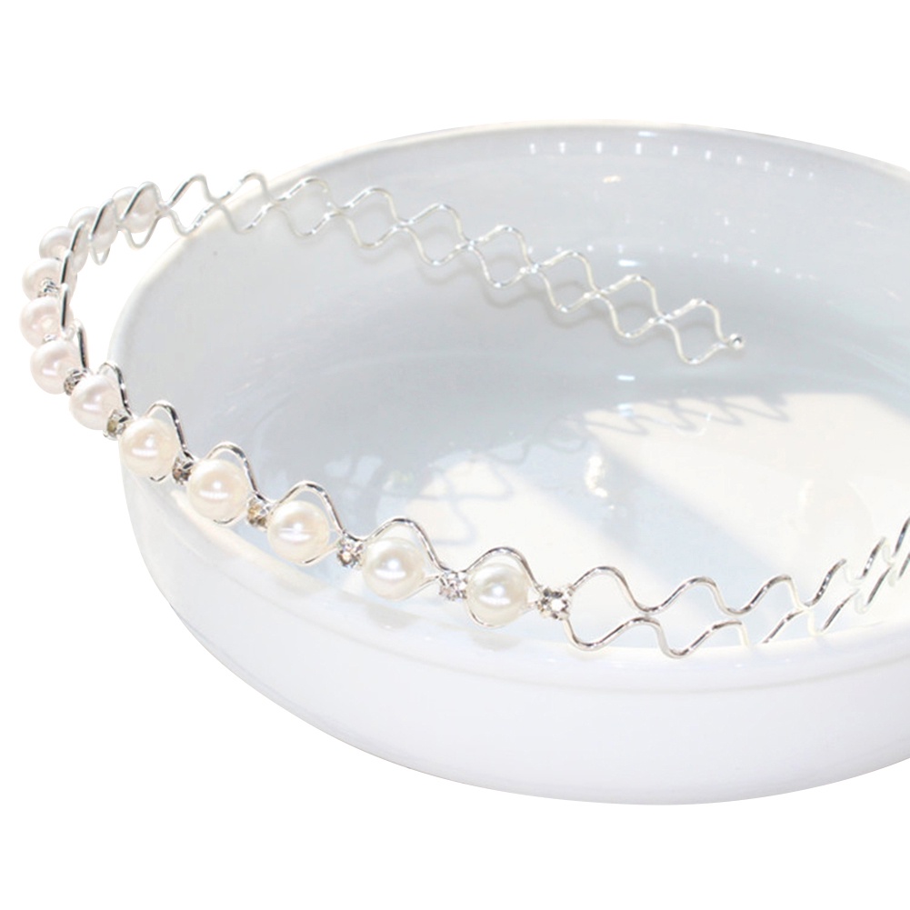 Băng Đô Đính Đá Ngọc Trai Giả Thời Trang