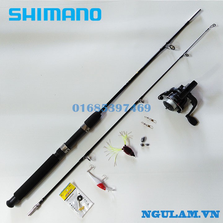 Cần câu cá ❤️FREE SHIP❤️ BỘ CẦN CÂU SHIMANO ĐẶC RUỘT BẠO LỰC ,đảm bảo rẻ nhất