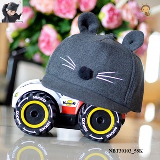 Nón cho bé (3 tháng - 4 tuổi) , mũ baby hình CHUỘT vải thun mềm êm cute (Ảnh thật)