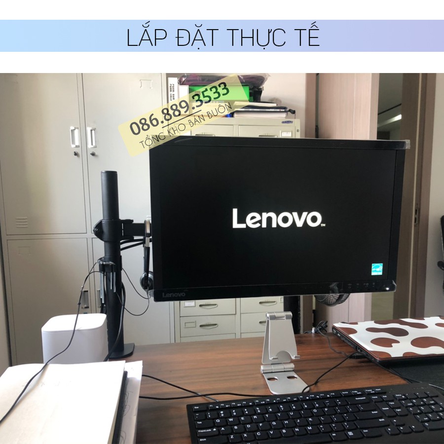 #M051 / Giá Treo Màn Hình Máy Tính ErgoTek EZ1 17 - 30 Inch - Tay Treo Màn Hình Cao Cấp Gắn Bàn