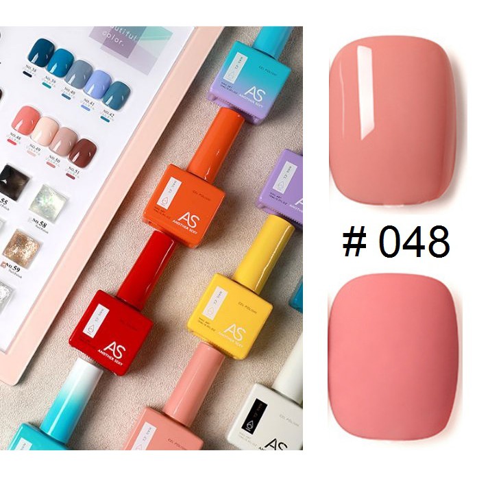 Sơn Gel AS chai Vuông mẫu mới Mã VP 46.50 ( Cam Kết Chính Hãng _ chọn màu tự do hơn 2000 màu)
