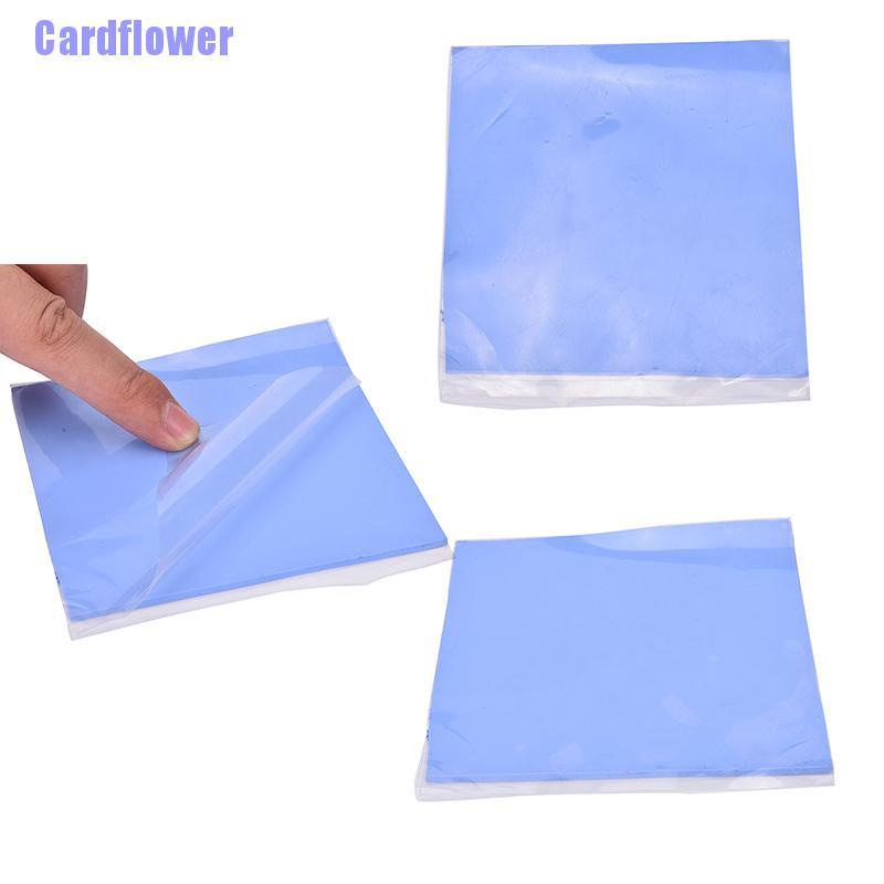 (Hàng Mới Về) Tấm Tản Nhiệt Làm Mát Cpu Bằng Silicon Màu Xanh Dương 100mm X 100mm X 2mm | BigBuy360 - bigbuy360.vn