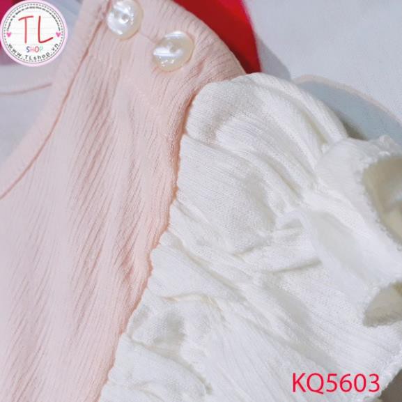 Thời Trang Trẻ Em - Set bộ quần sọc tay cánh tiên – Quần Áo Bé Trai - Bộ Bé Trai - Quần Áo Bé Gái - Bộ Bé Gái