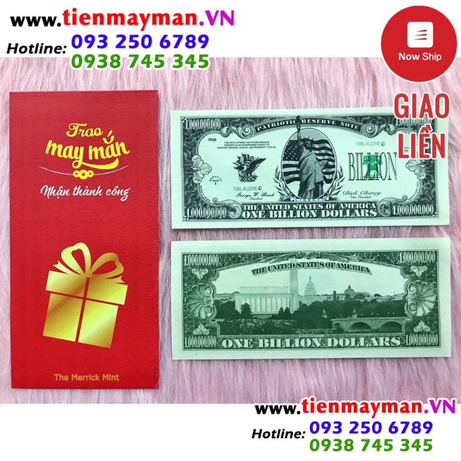 Tờ 1 tỷ USD lưu niệm, mệnh giá siêu khủng làm quà tặng phong thủy, dùng để sưu tầm , vật phẩm trưng bày