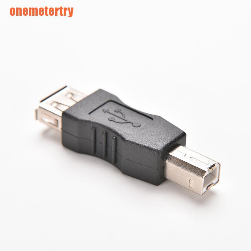2pcs Usb Type A Female To Usb Type B Male Adapter Conector
