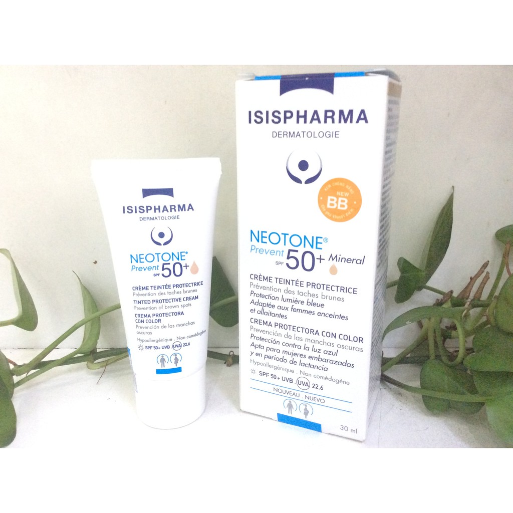 Kem chống nắng ISIS Pharma Neotone Radiance SPF50+ 30ml