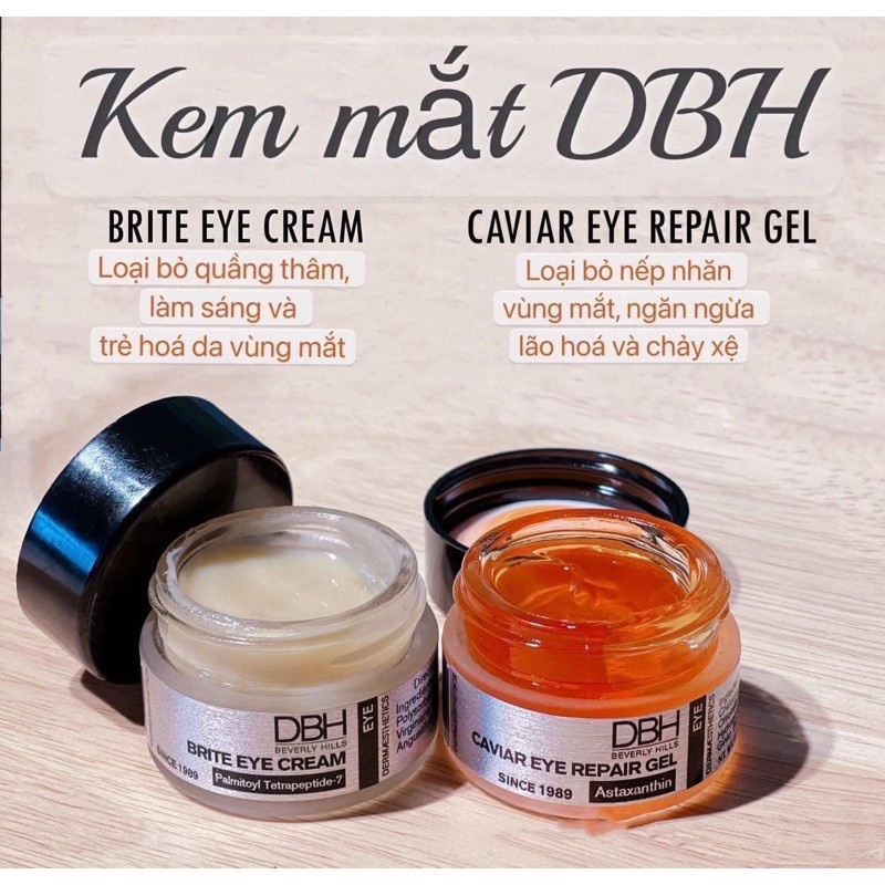 Kem Mắt DBH Cavia Eye Repair Gel - Kem Mắt DBH Brite Eye Cream