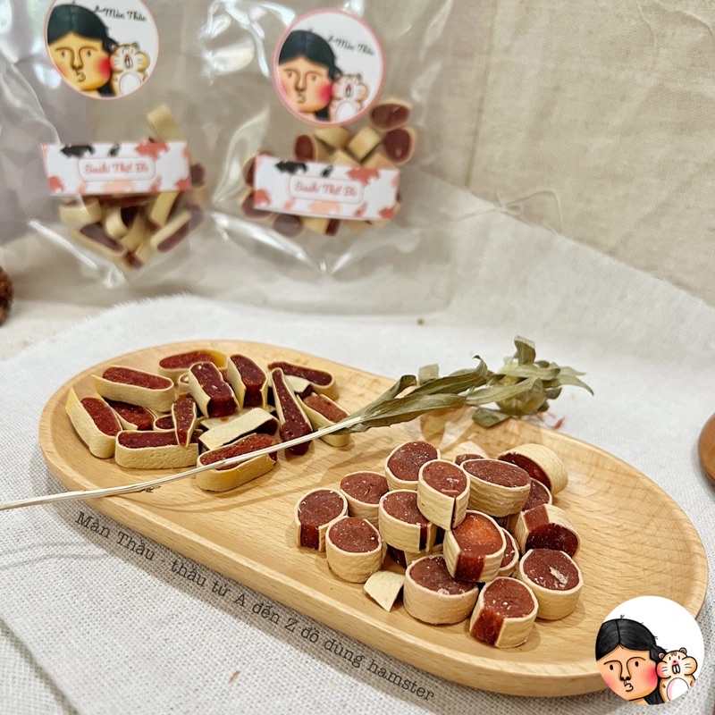 Sushi thịt bò cuộn dành cho Hamster