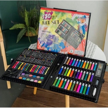 Hộp Màu Tập Tô Vẽ 150ct Chi Tiết Dành Cho Bé