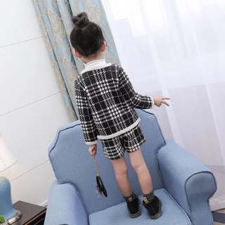 Set dạ kẻ bé gái (2)