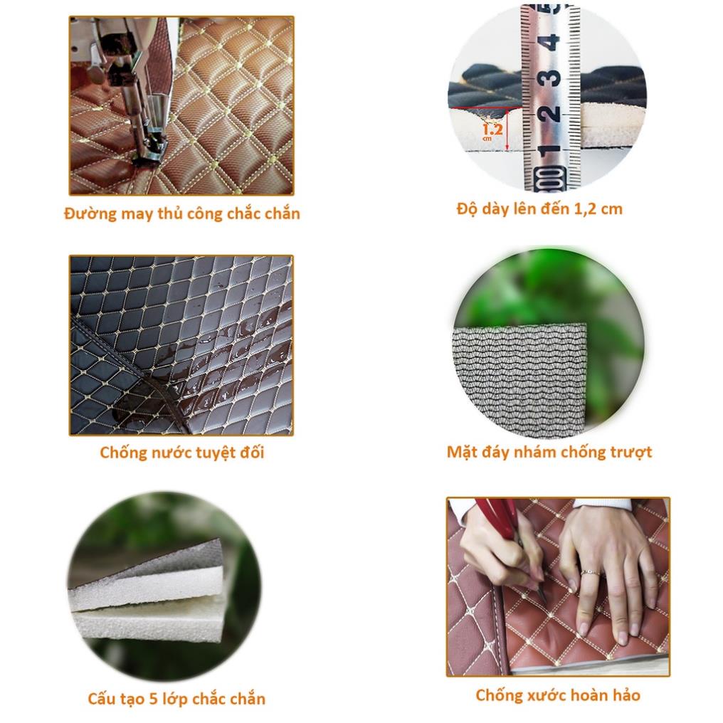 Thảm lót sàn 6D Deawoo Lacetti liên doanh 2002-2011 chống nước, phủ kín sàn xe, cách âm hiệu quả