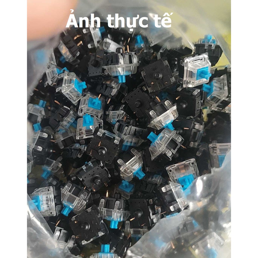 Công tắc phím cơ Gateron switch bàn phím cơ custom, thay thế Chính hãng mới 100% Mechanical keyboard Blue Gateron switch