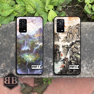 ỐP LƯNG KÍNH CƯỜNG LỰC OPPO A55 hình phong cảnh