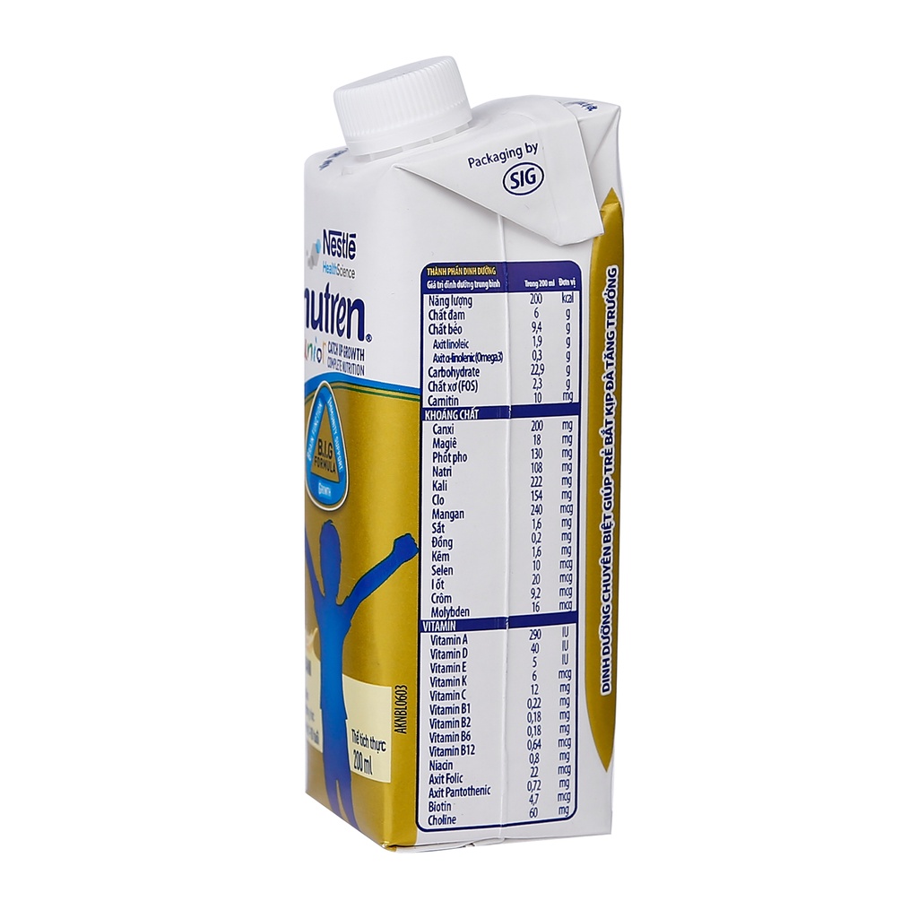 Sữa Nước Nutren Junior Pha Sẵn Hộp 200ml