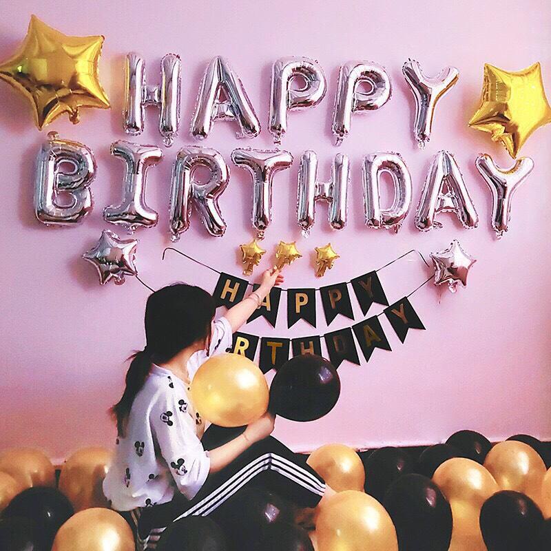 [Ảnh thật] Set trang trí sinh nhật lung linh HPBD (COMBO 109)