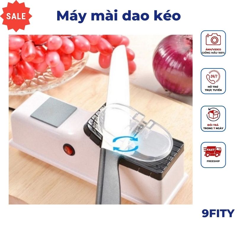 Máy mài dao điện 9FITY , Máy mài kéo tự động Dùng điện 220v, bén như mới