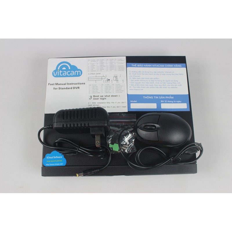 ĐẦU GHI VITACAM NVR V8 KHÔNG DÂY