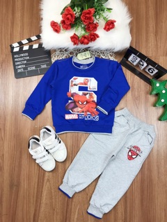 Bộ Nỉ Da Cá bé Trai