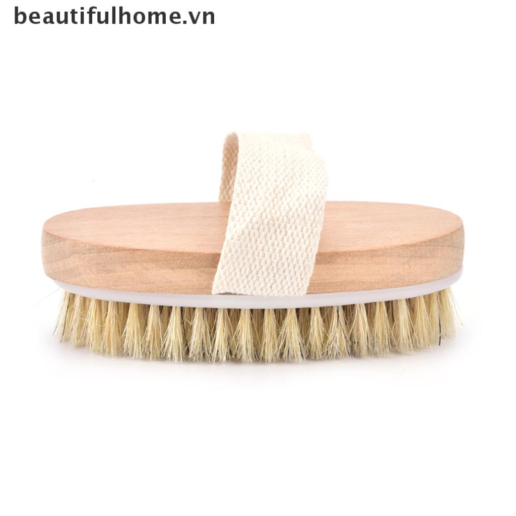 (Hàng Mới Về) Bàn Chải Lông Mềm Mát Xa Cơ Thể Chất Lượng Cao