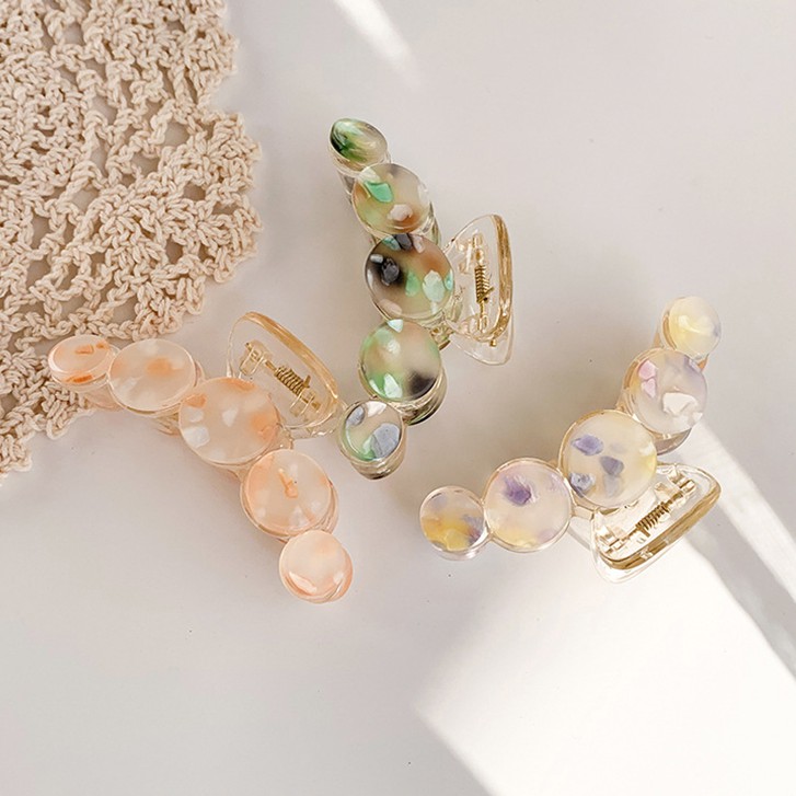 Kẹp Tóc Haimeikang Họa Tiết Hình Học Độc Đáo Phong Cách Hàn Quốc Cho Nữ