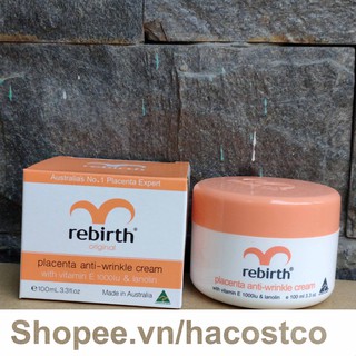 Kem Nhau Thai Cừu Rebirth Original Placenta Anti Wrinkle 100ml Của Úc