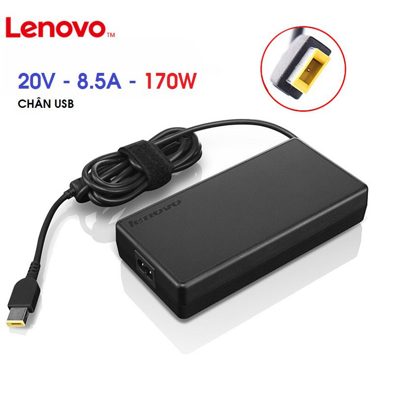 SẠC LAPTOP Lenovo Legion Y520 Y520-15IKB Y520-15IKBN 80WK 20V-8.5A-170Ư - CHÂN USB KIM