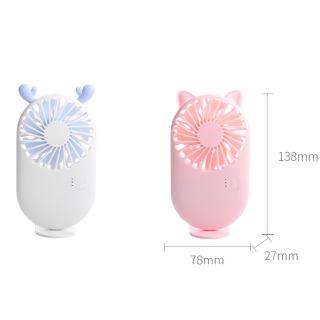 Quạt Mini Bỏ Túi Đa Chức Năng Có Đế Đỡ