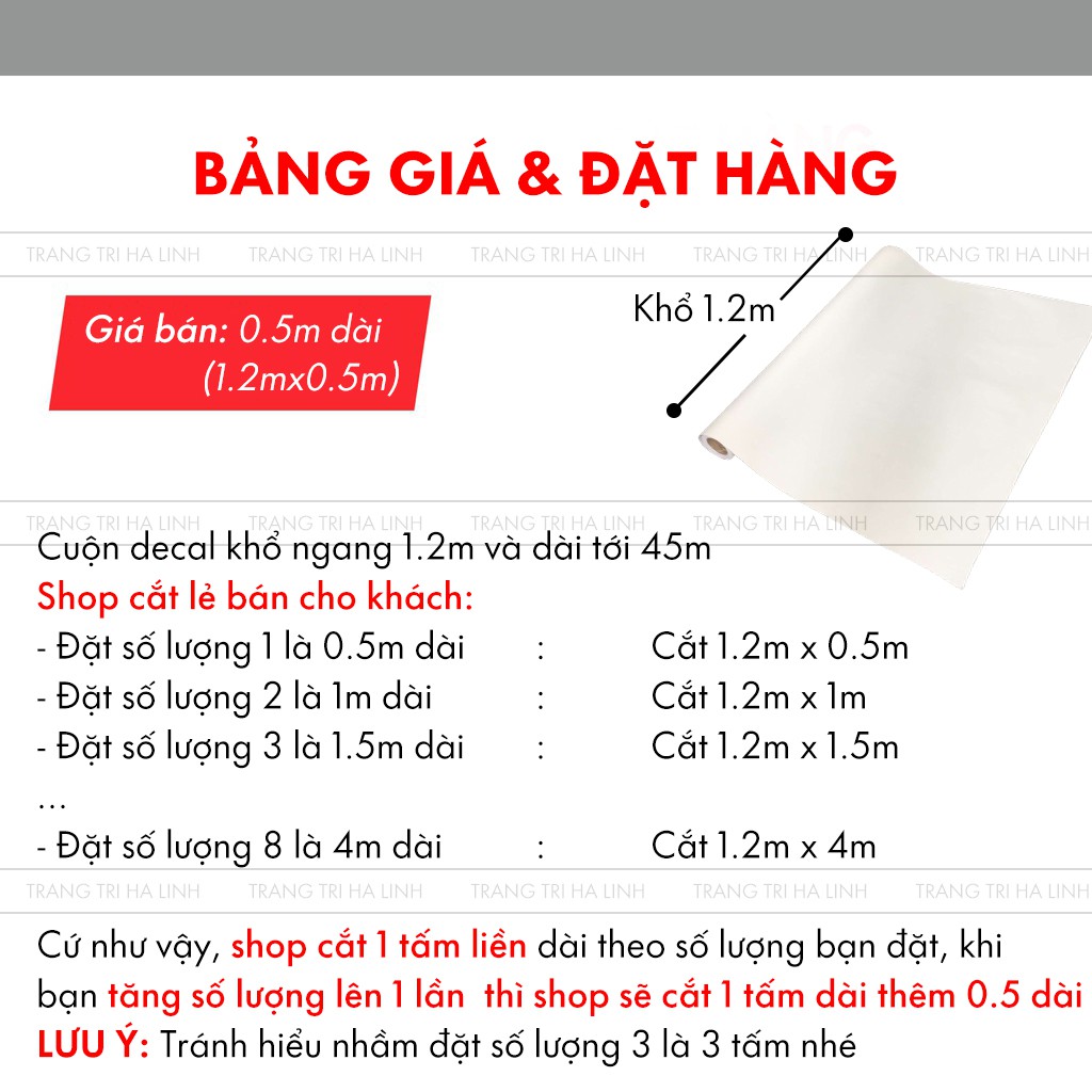 Decal trắng nhám dán xe điên thoại , giấy dán tường trắng nhám sần khổ 1.2m