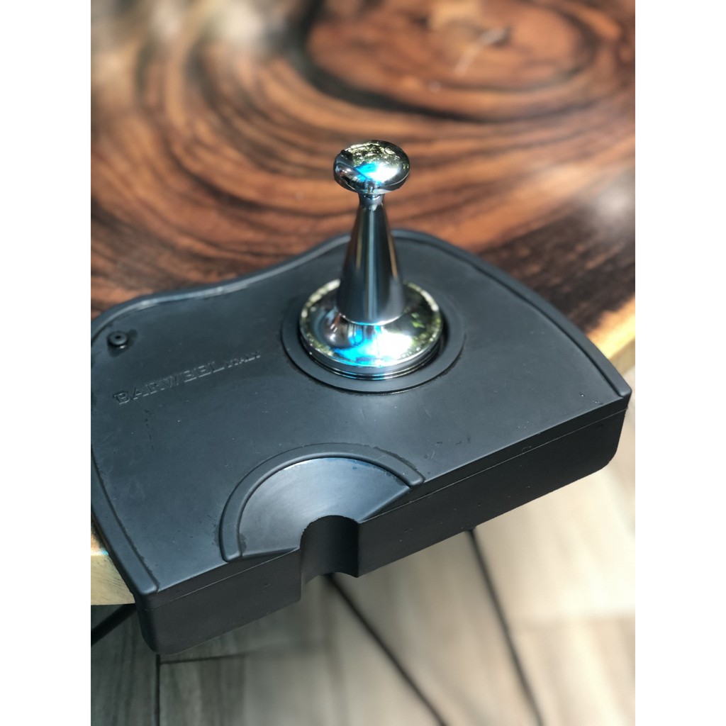 Nén cà phê 58,5 mm (Tamper 58.5 mm) - Cán thép mạ Chrome