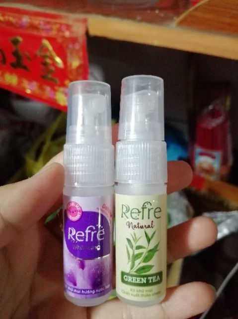 Xịt khử mùi Refre Whitening/Natural 6ml