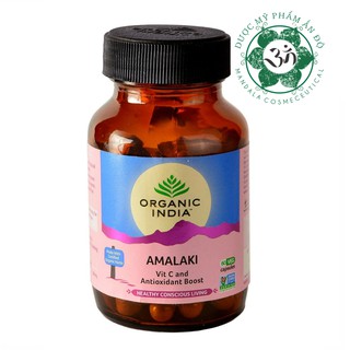 Viên uống bổ sung vitamin C tự nhiên - Organic India Amalaki và Beautiful Skin - MandalaShop