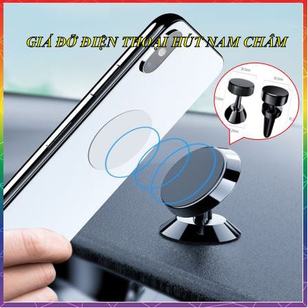 🍀CÓ SẴN🍀 Giá đỡ hút nam châm gắn điện thoại trên xe ô tô - OTO4S | BigBuy360 - bigbuy360.vn