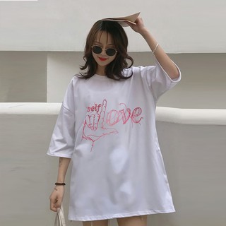 Áo Thun Tay Lỡ Nam Nữ Unisex Áo thun Freesize Tay Lỡ Form Rộng Self Love MENONA
