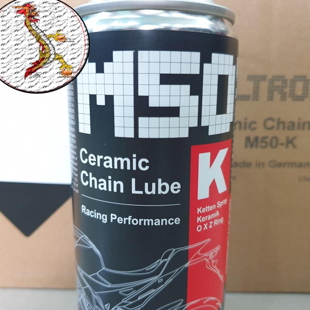 Dưỡng Sên Voltronic M50-K/IX50 Ceramic Chain Lube, chai xịt dưỡng sên M50 bôi trơn sên xích xe máy xin sò