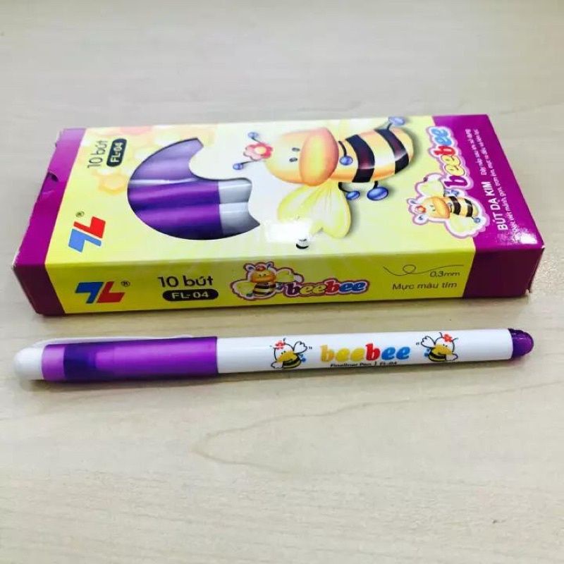 Bút beebee Thiên Long màu tím FL04
